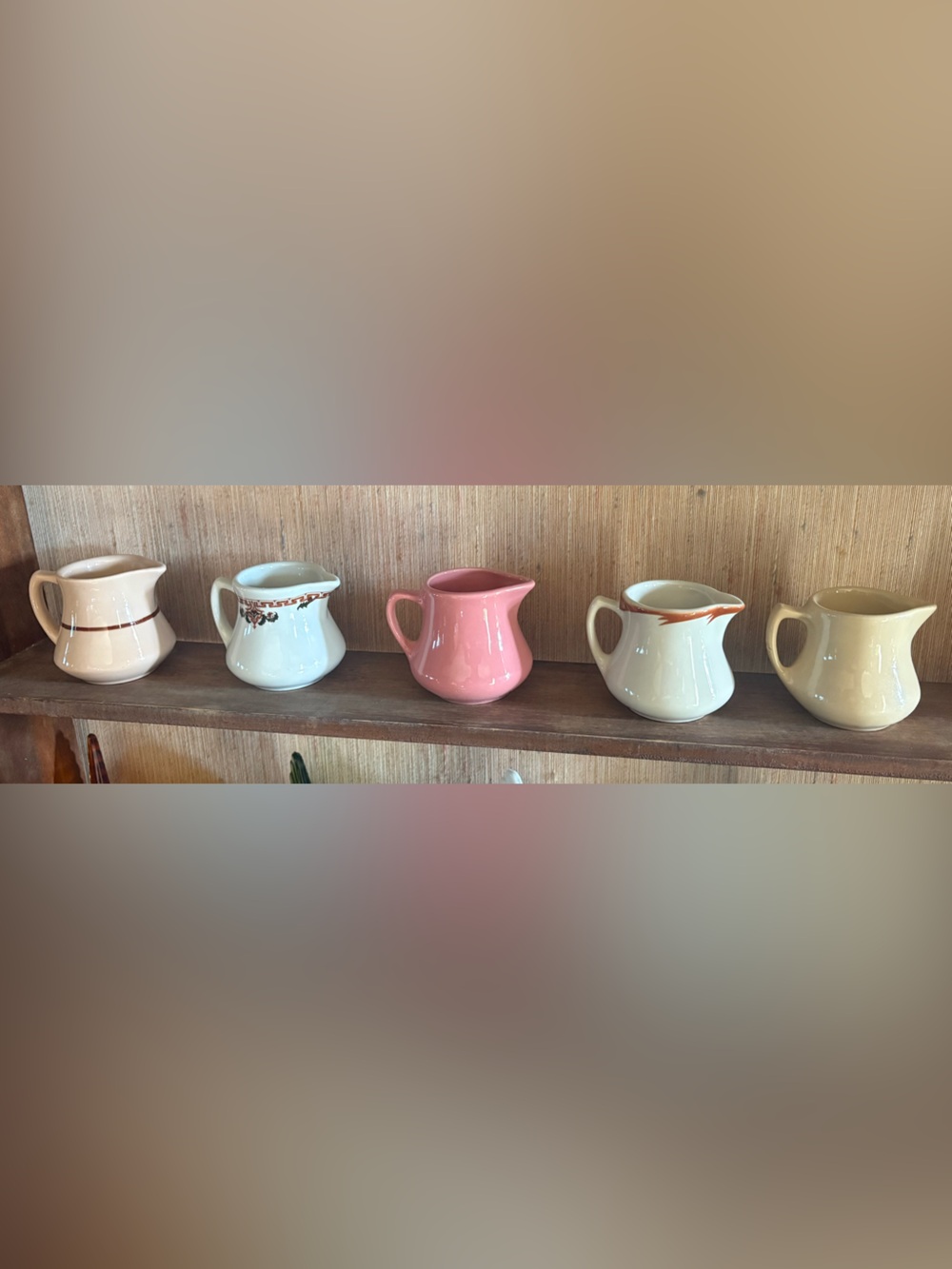 Collection of Vintage Restaurant Creamers